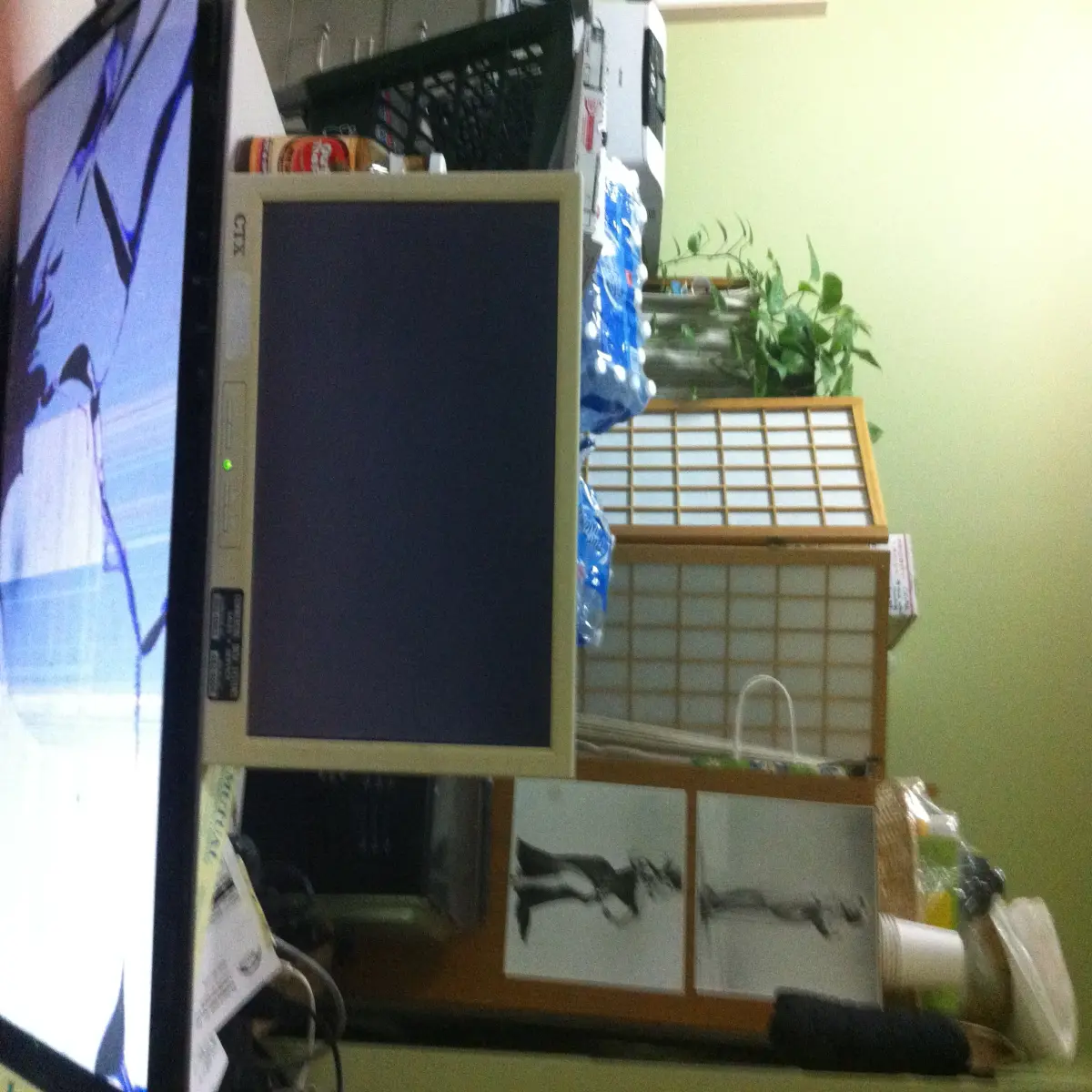 desk space in healthy hippie manager's office