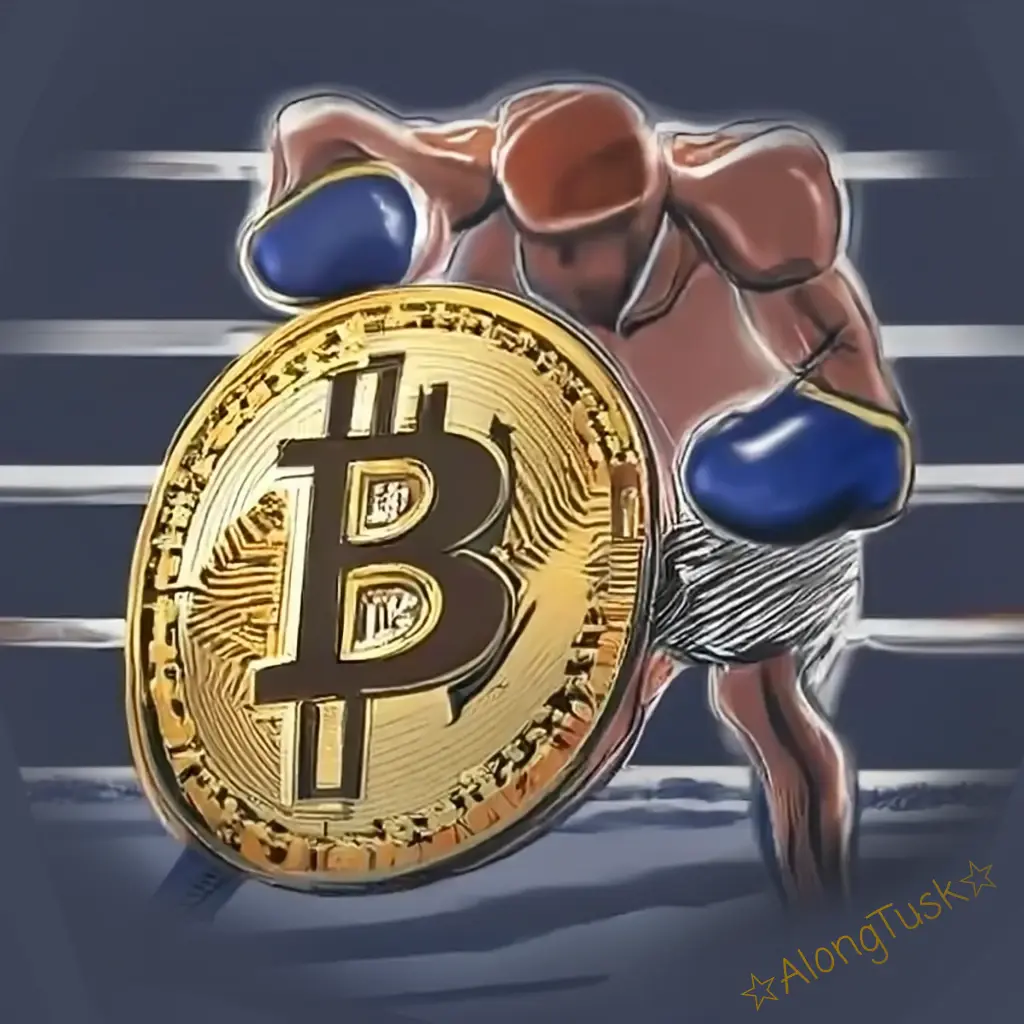 Bitcoin Boxing by Along Tusk