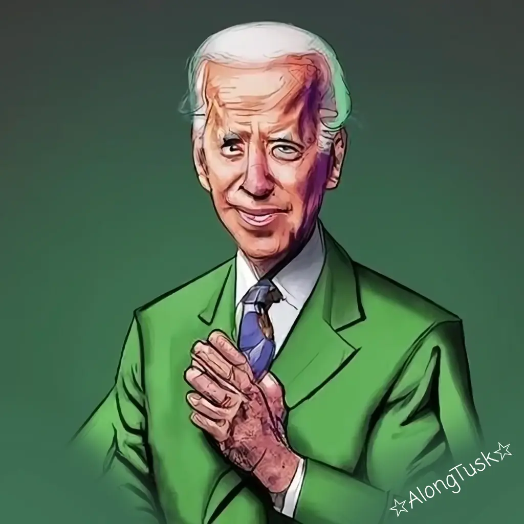 Joe Biden 'Dr Doom Unmasked' by Along Tusk