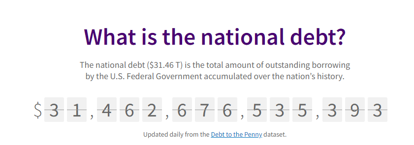 us national debt