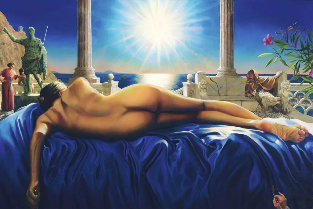 realist nude oil painting