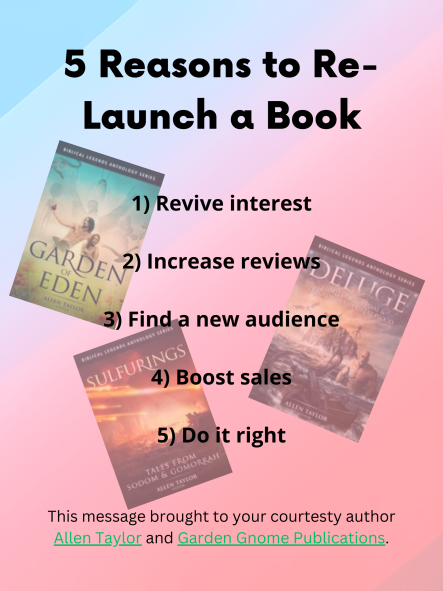 re-launch a book