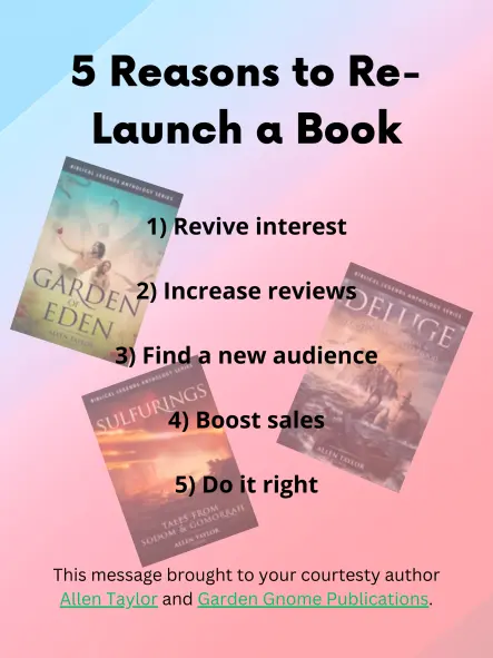 re-launch a book