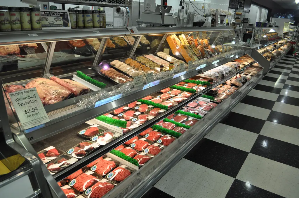 Healthy Hippie meat case