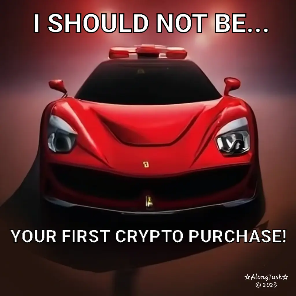 Crypto Bad Mixes Ferrari by Along Tusk