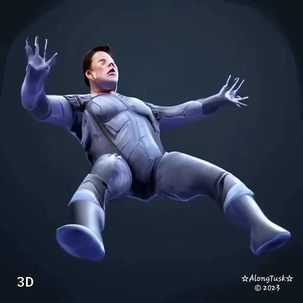 Elon Musk Universal Hero by Along Tusk