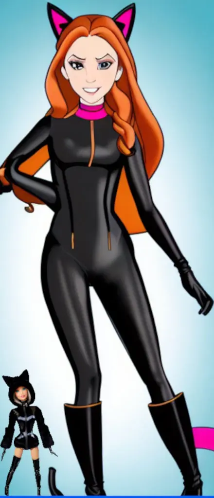 Anna Kendrick as Kim Possible, with watermark
