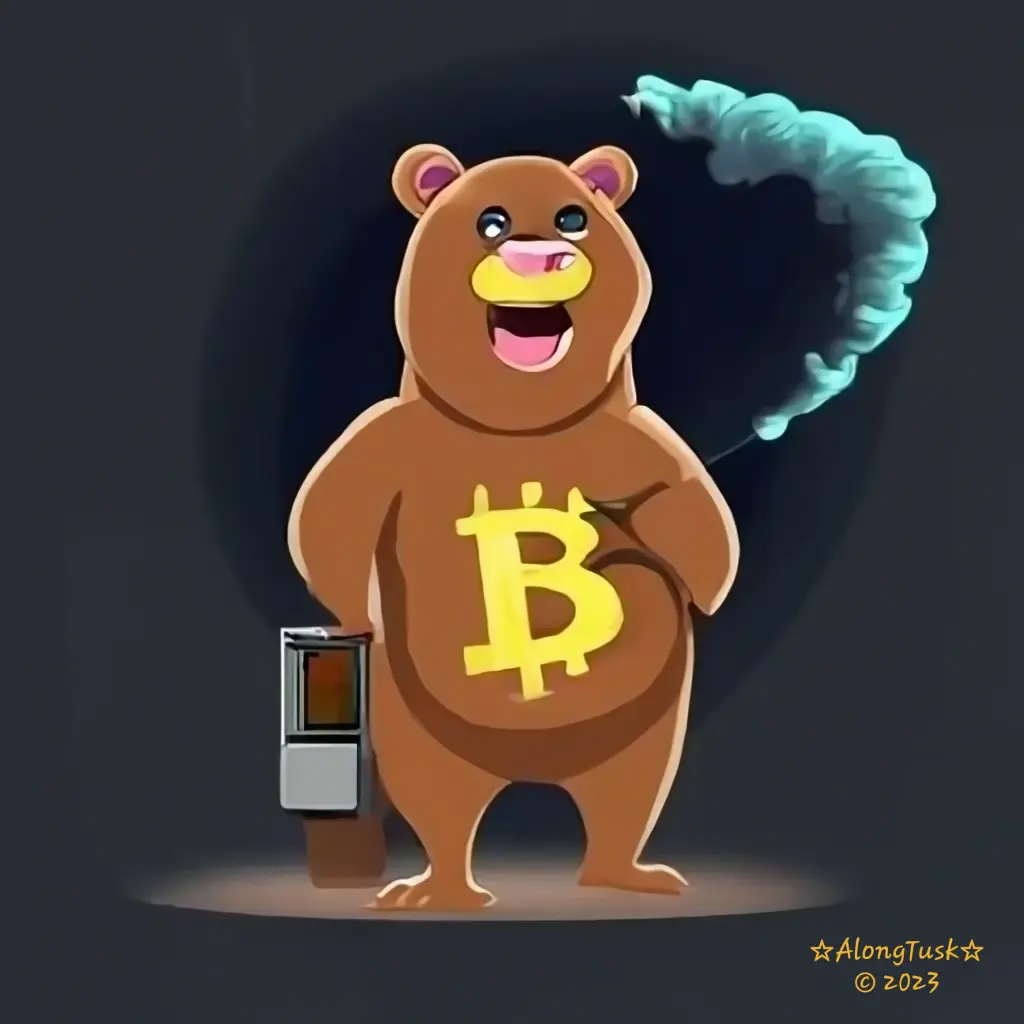 Bitcoin Bear by Along Tusk