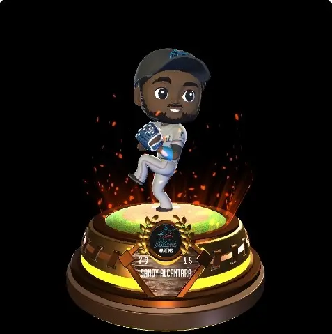 Sandy Alcantara mlb champions nft