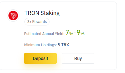 Tron Staking