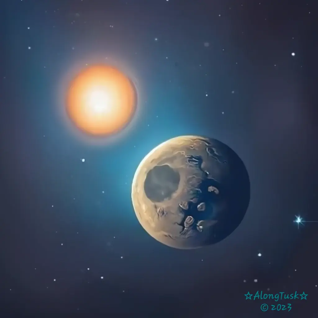 Bitcoin Moon by Along Tusk