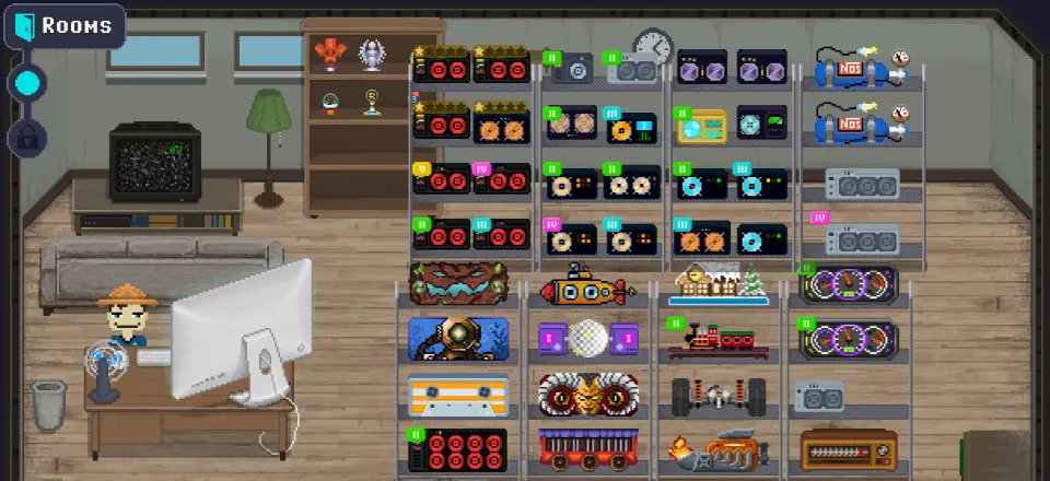 RollerCoin Mining Room