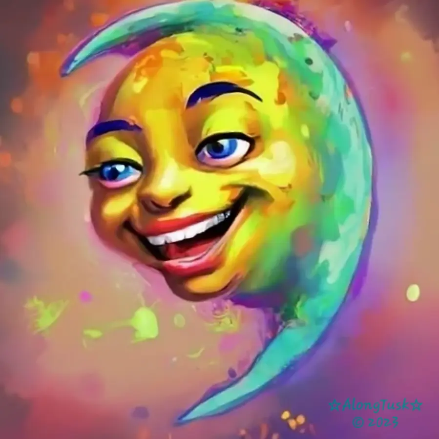 The Moon by Along Tusk