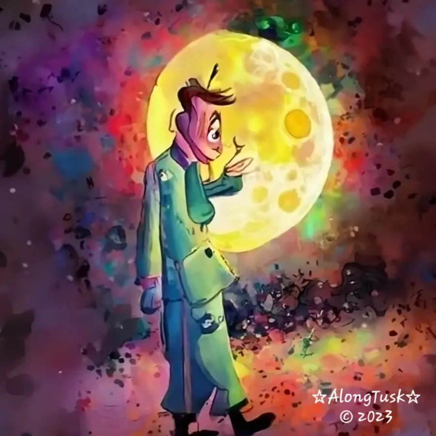 Altcoin Season Moon by Along Tusk