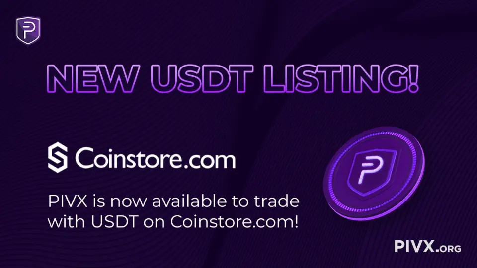 pivx coinstore listing