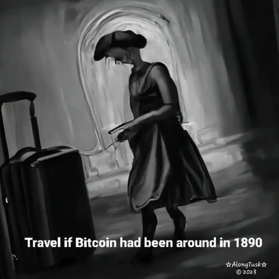 Travel If Bitcoin Had Been Around In 1890 by Along Tusk