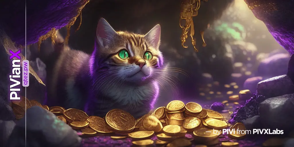 legendary hero cat by PIVi PIVXlabs