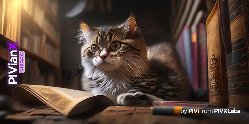 cat in library PIVi PIVXLabs