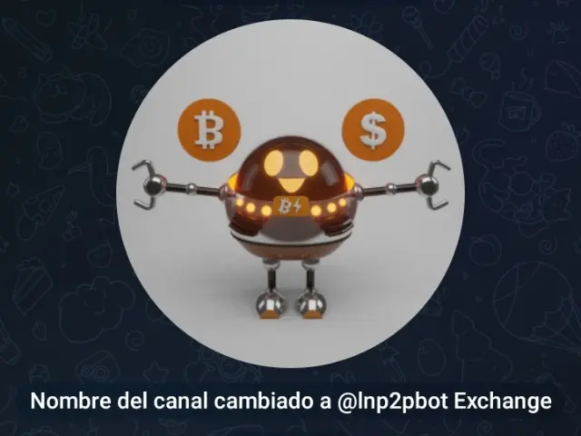 Portada del bot @lnp2bot Exchange