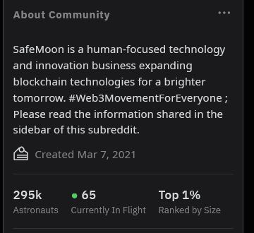 safemoon reddit community