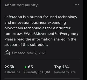 safemoon reddit community