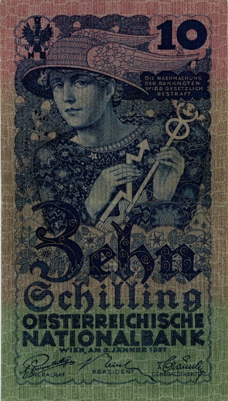 1927 Austrian banknote
