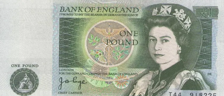 1984 UK Bank of England banknote