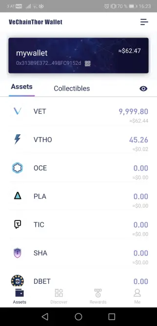 VeChainThor Wallet
