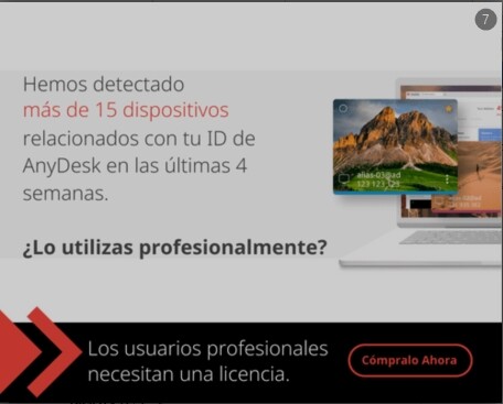 Aviso Anydesk