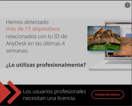 Aviso Anydesk