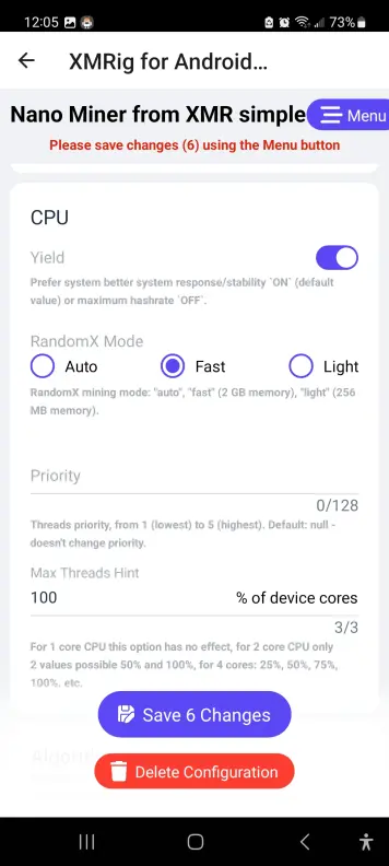 Fast mode