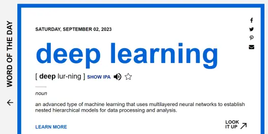 deep learning