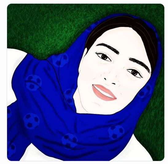 Blue Girl | A Passionate Football Fan Turned Into A Myth