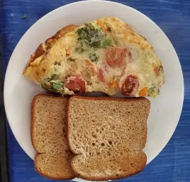 Faux omelet