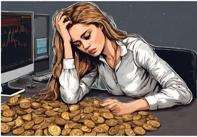 My friend after loosing a lot of money in Cryptocurrency trading