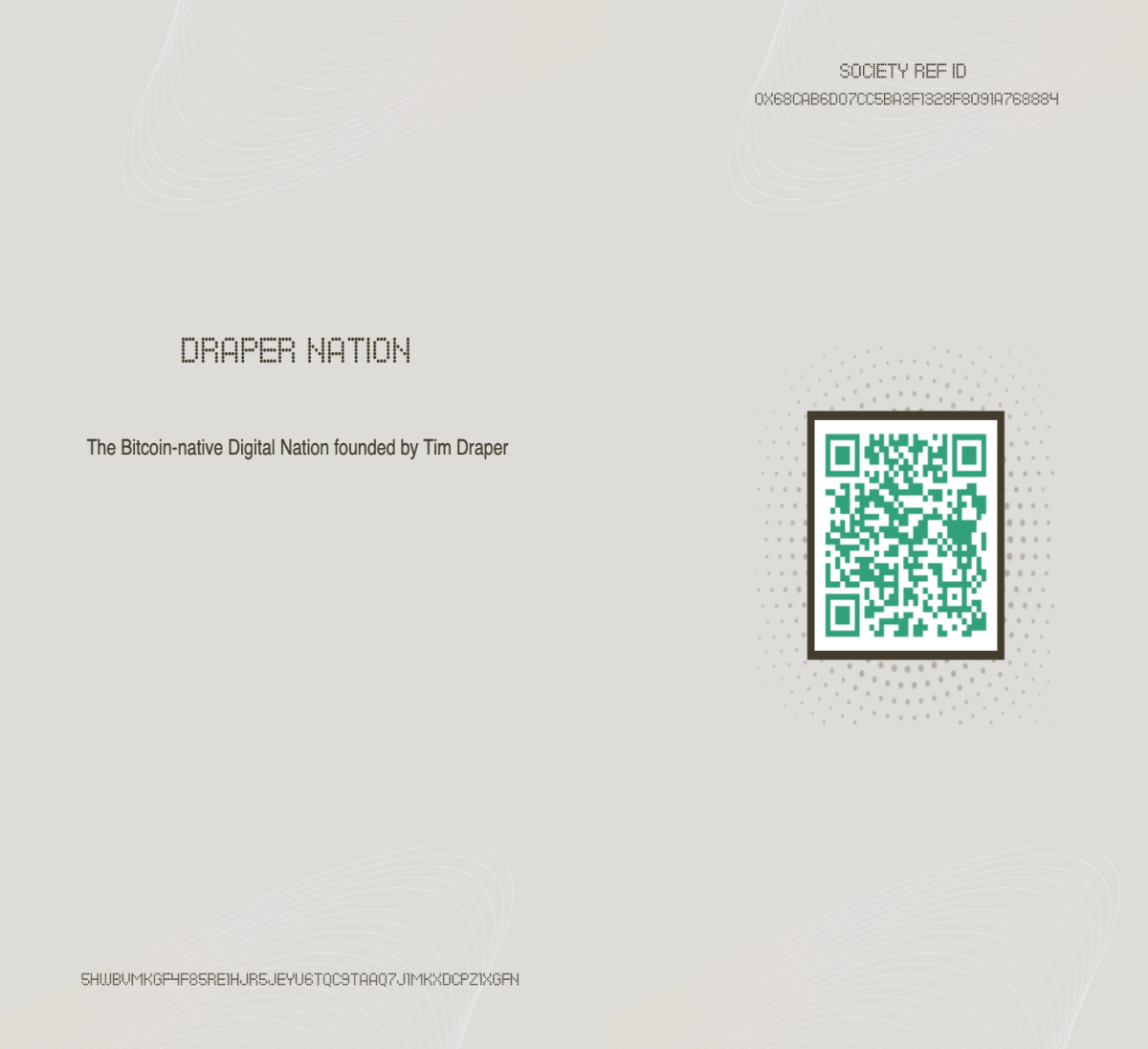If you want more info, please use the QR code