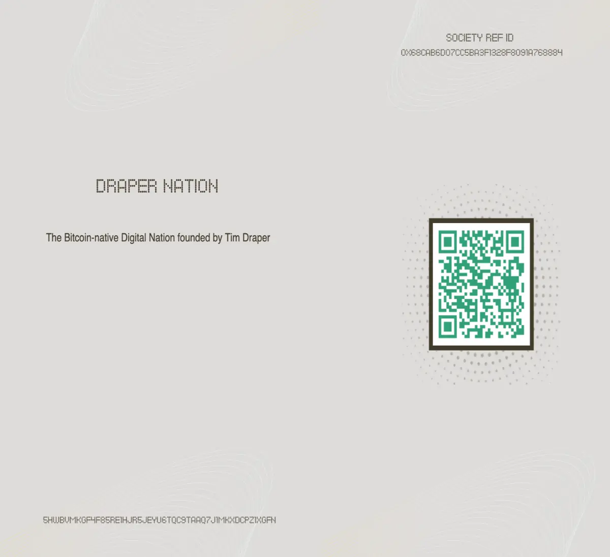If you want more info, please use the QR code