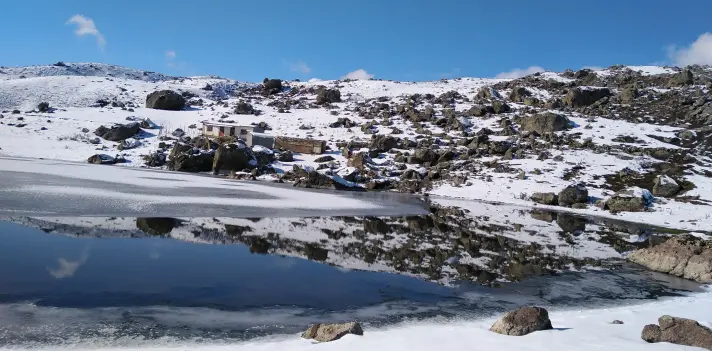 Dream of A frozen, Tranquil Lake
