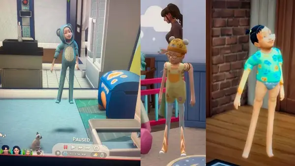 Bebés deformes Sims