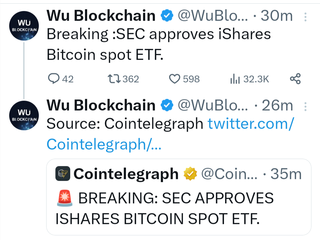 SEC approval of iSHARES