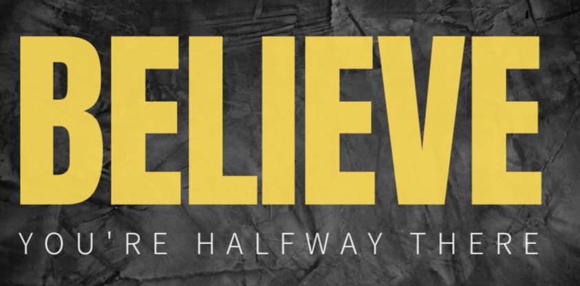 Faith and belief is something that stays us strong in bad times