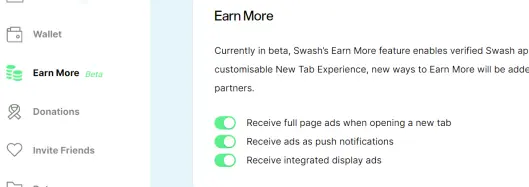 SWASH Ads On