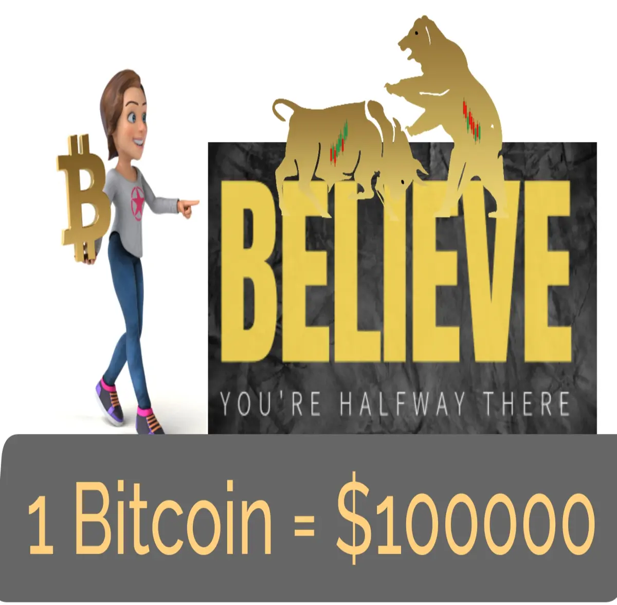 Bitcoin will definitely reach $100k, we just need to believe it