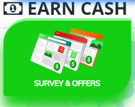 earn cash, survey and offers